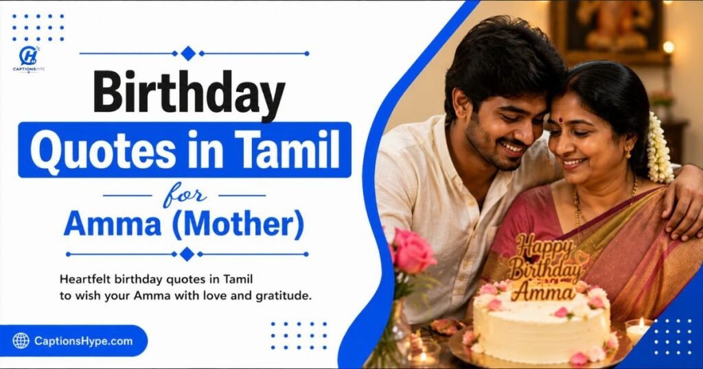 Birthday Quotes in Tamil for Amma