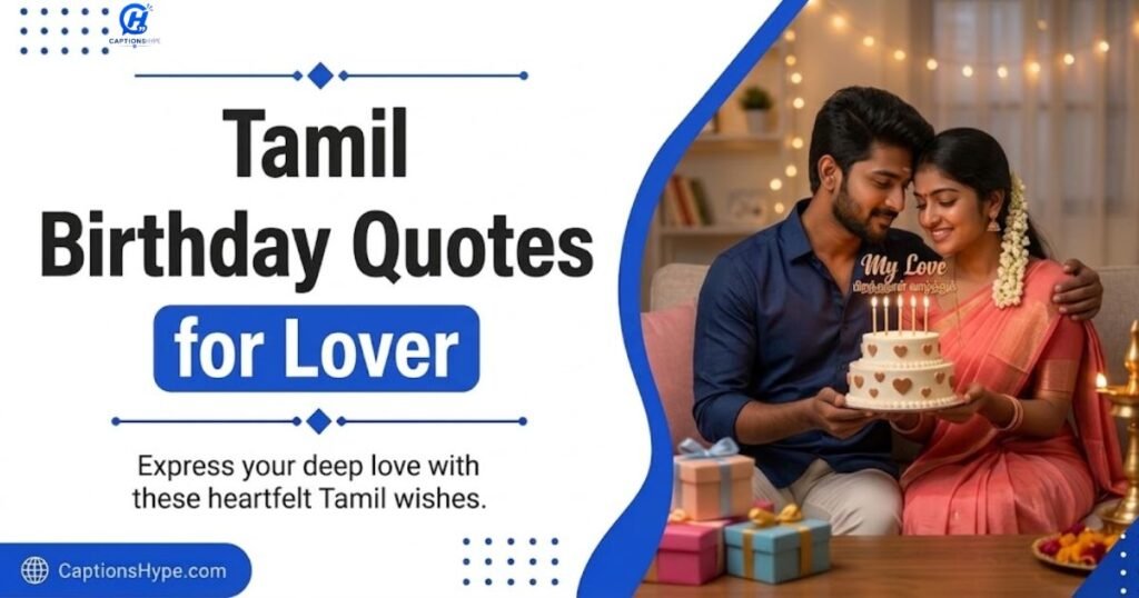 Birthday Quotes in Tamil for Lover