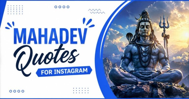Instagram Mahadev Quotes