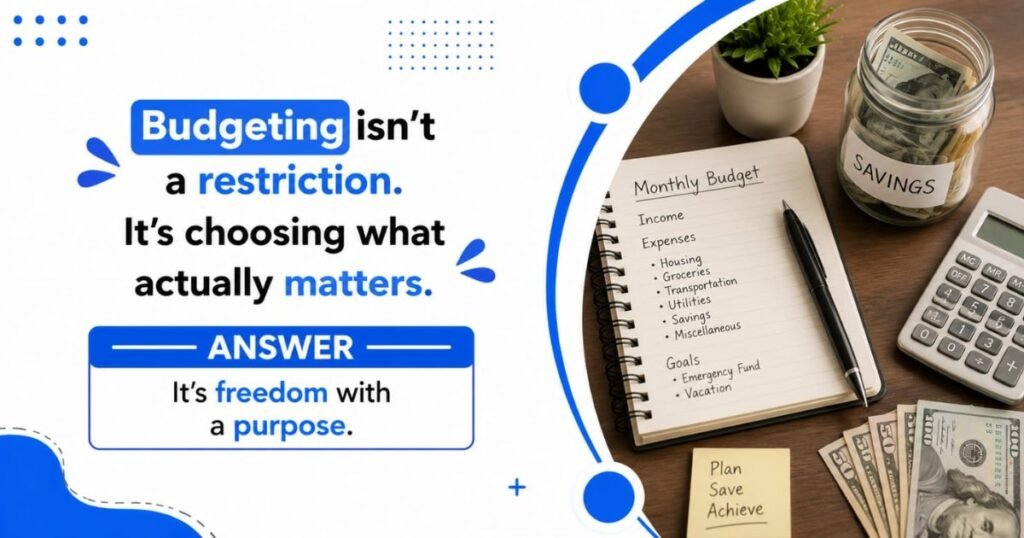 Saving Smart & Budgeting Captions