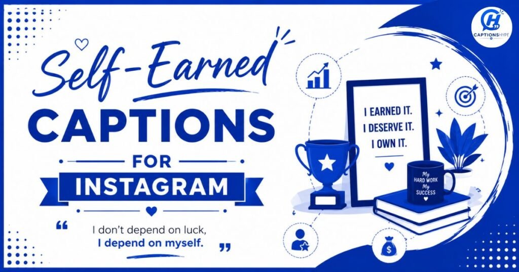 Self-Earned Captions for Instagram