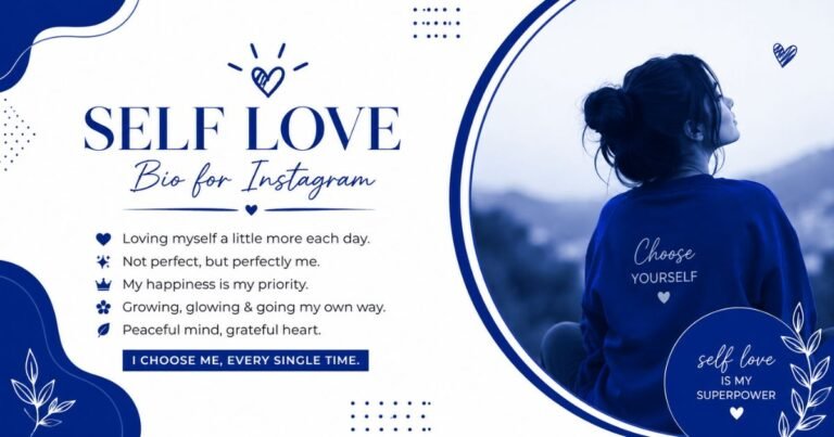 Self Love Bio for Instagram.