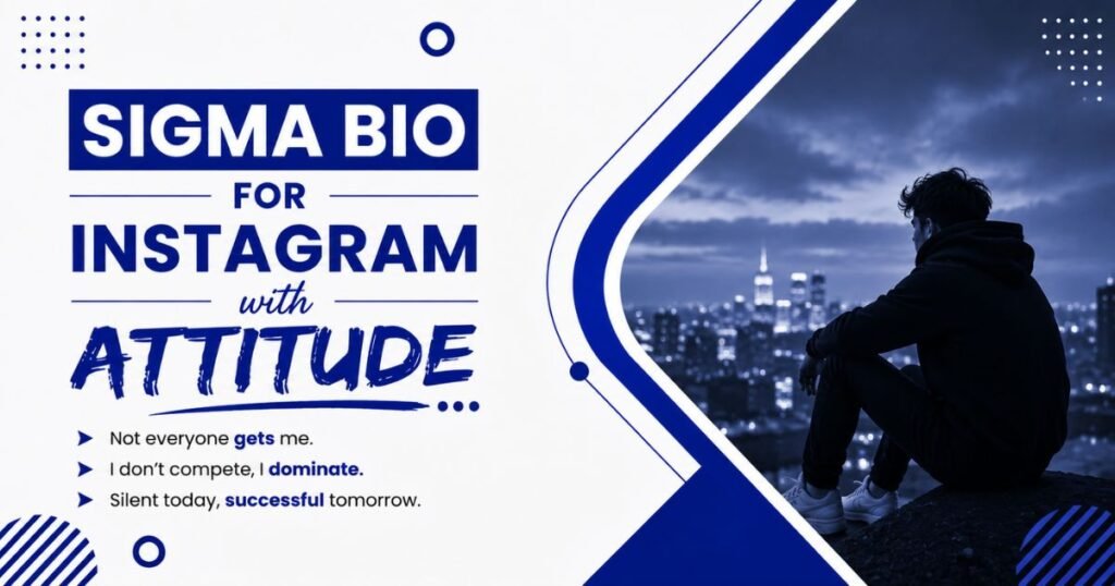 Sigma Bio for Instagram with Attitude