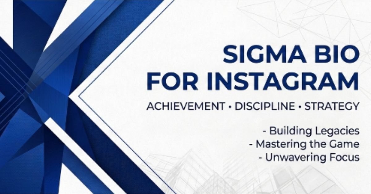 Sigma Bio for Instagram
