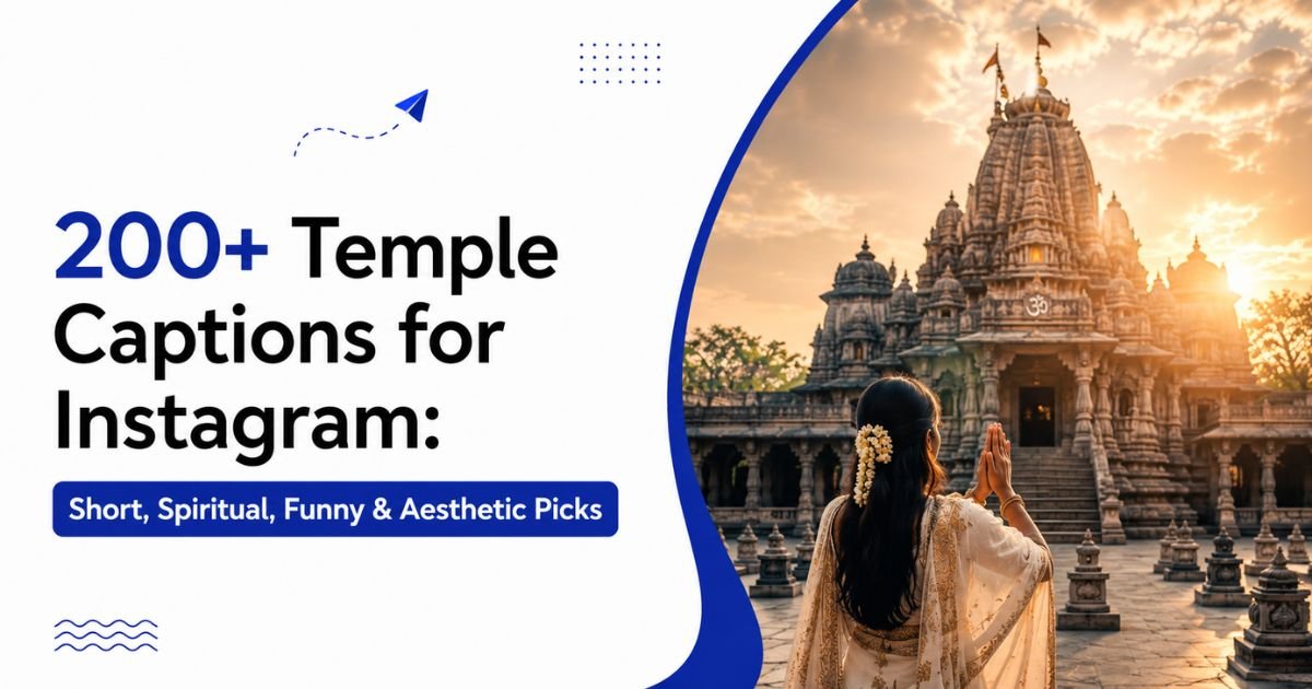 Temple Captions for Instagram
