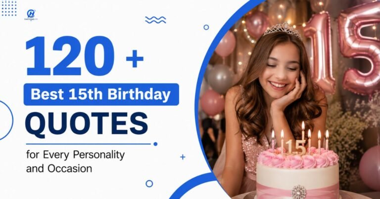 15th Birthday Quotes
