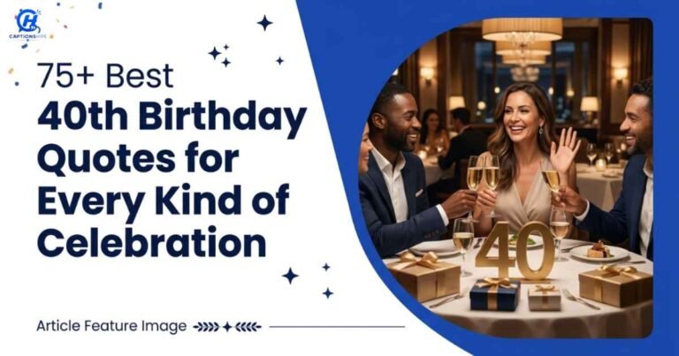 40th Birthday Quotes