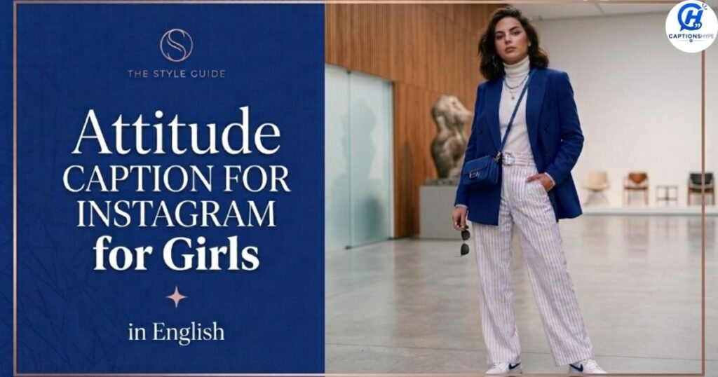 Attitude Caption for Instagram for Girls in English