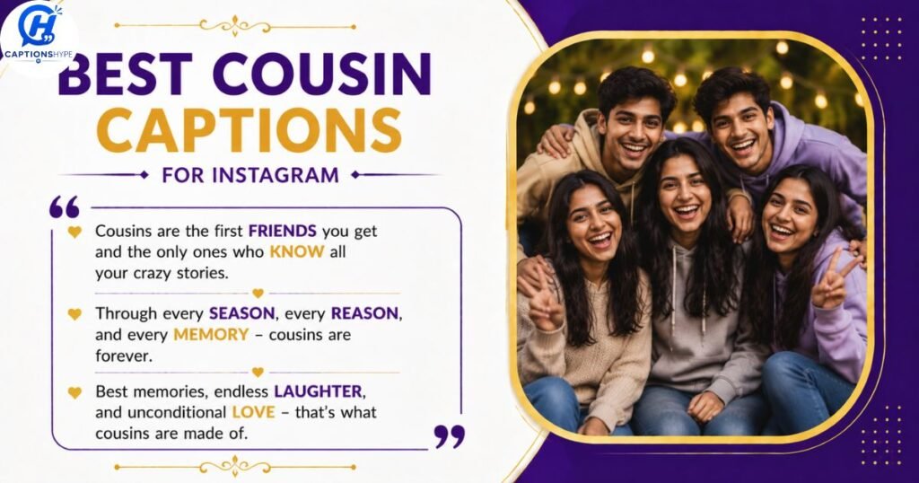 Best Cousin Captions for Instagram
