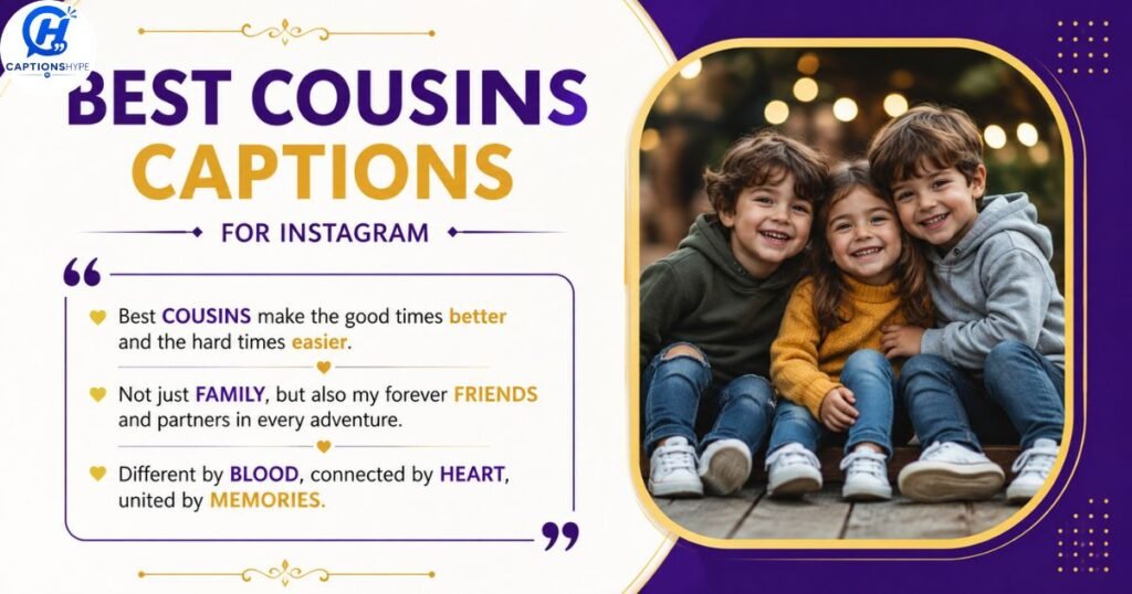 Best Cousins Captions for Instagram