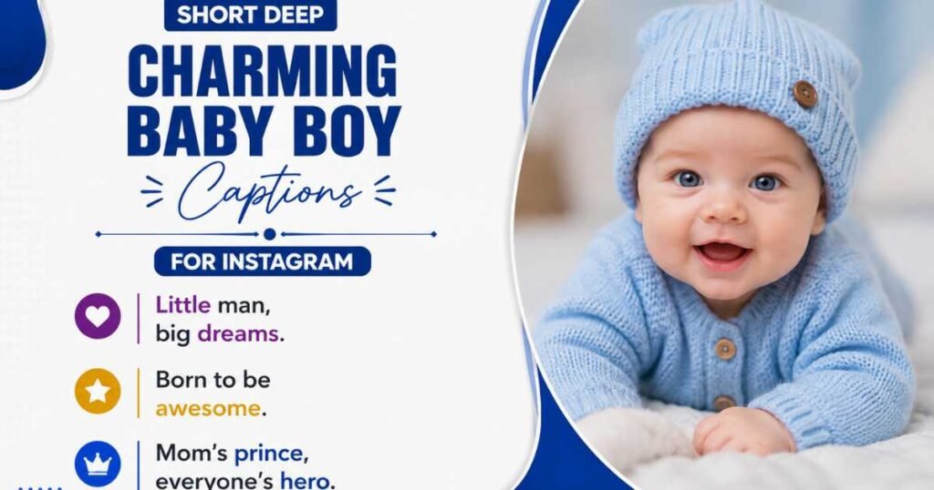 Charming Baby Boy Captions for Instagram