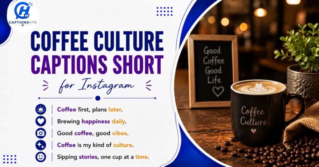 Coffee Culture Captions for Instagram
