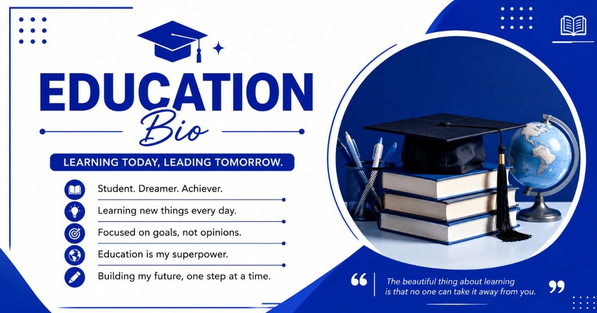 Education Bio for Instagram
