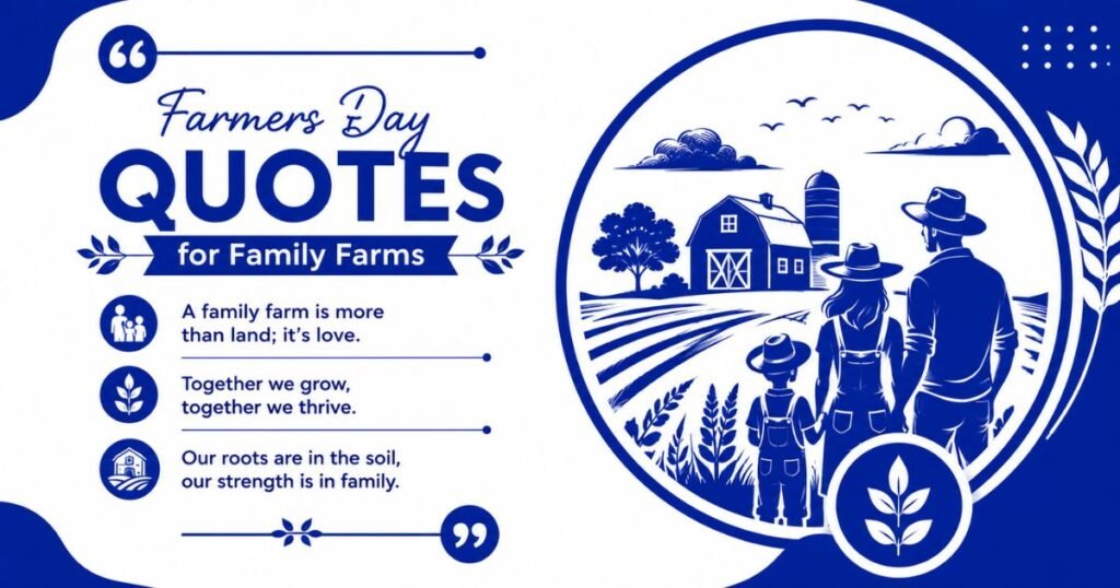 Farmers Day Quotes for Family Farms