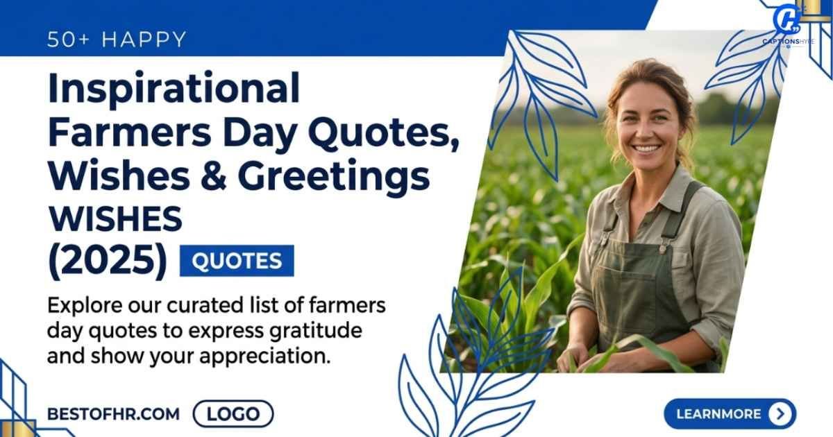 Farmers Day Quotes