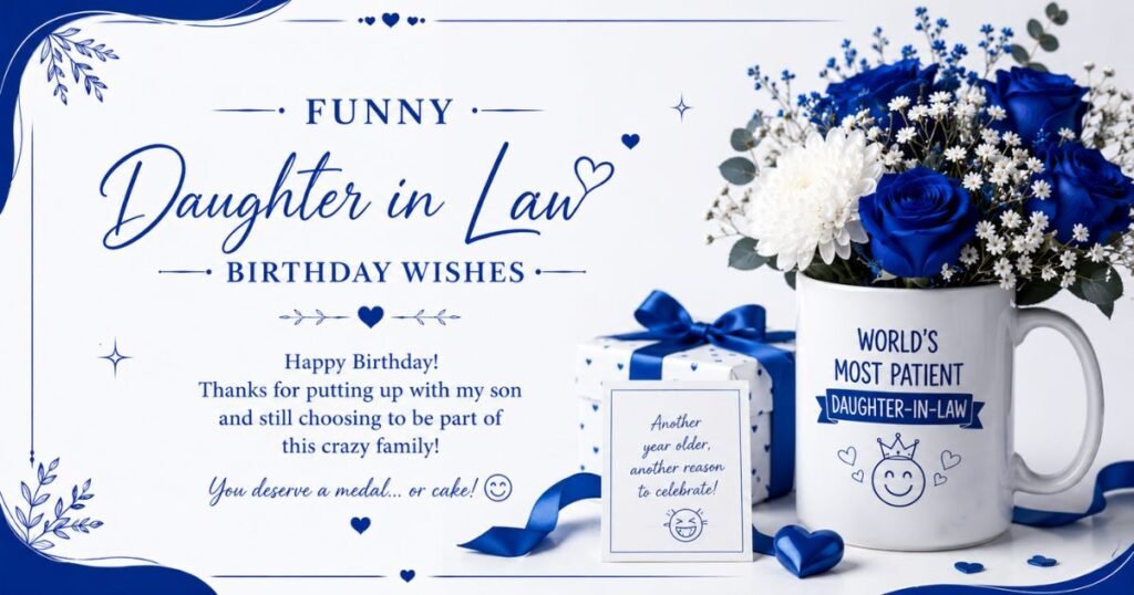 Funny Daughter in Law Birthday Wishes