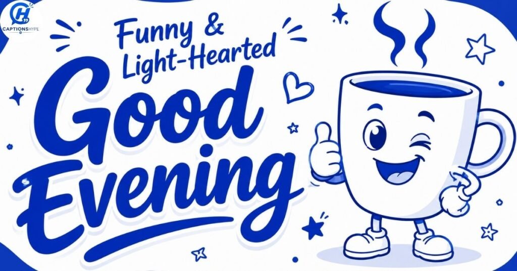 Funny & Light-Hearted Good Evening Messages