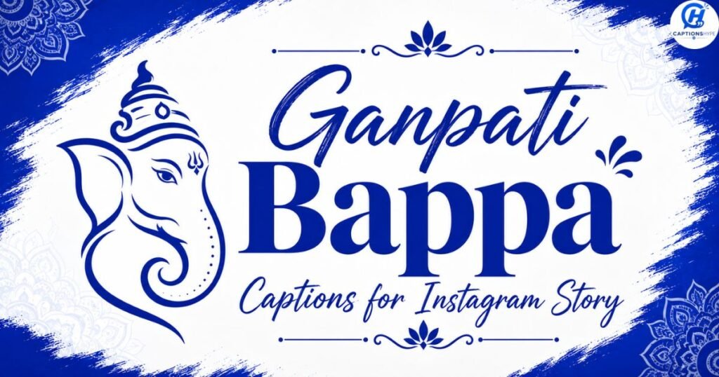 Ganpati Bappa Captions for Instagram Story