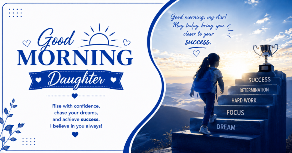 Good Morning Daughter Quotes for Success