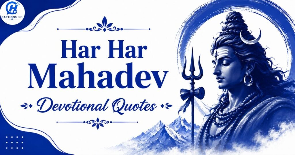 Har Har Mahadev Devotional Quotes