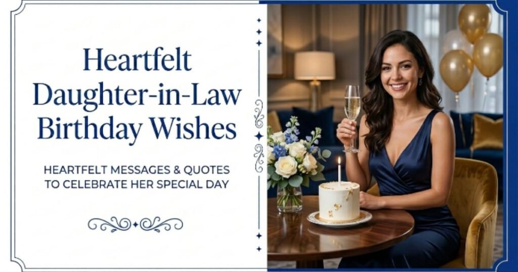 Heartfelt Daughter in Law Birthday Wishes