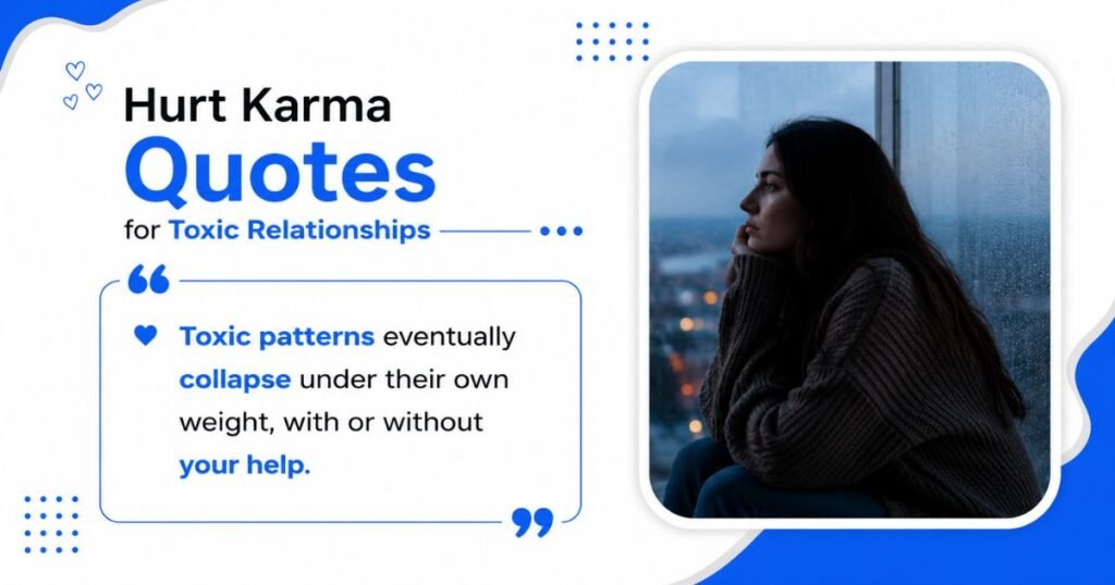 Hurt Karma Quotes for Toxic Relationships