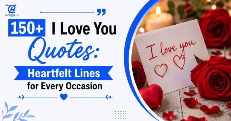 I love you quotes