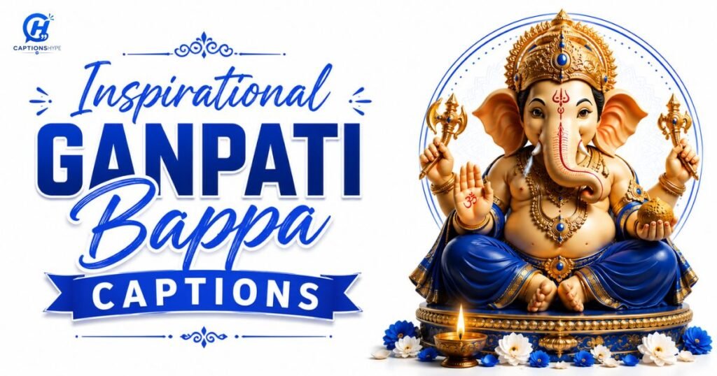 Inspirational Ganpati Bappa Captions