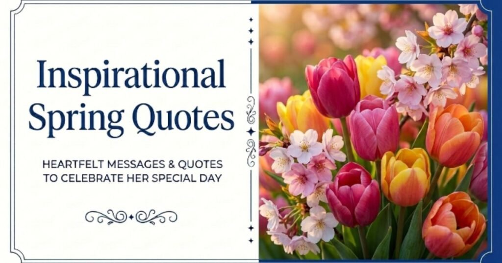 Inspirational Spring Quotes