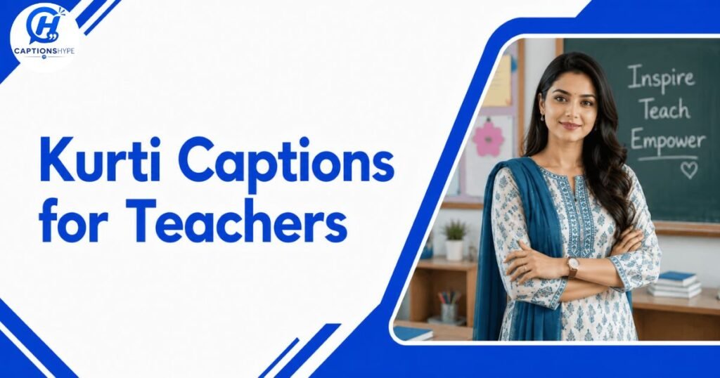 Kurti Captions for Teachers