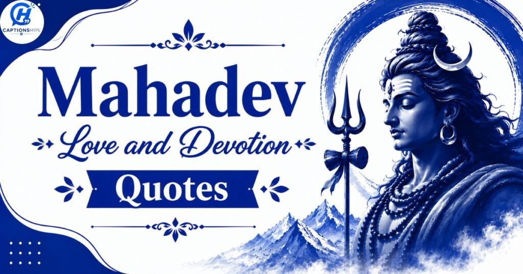 Mahadev Love and Devotion Quotes
