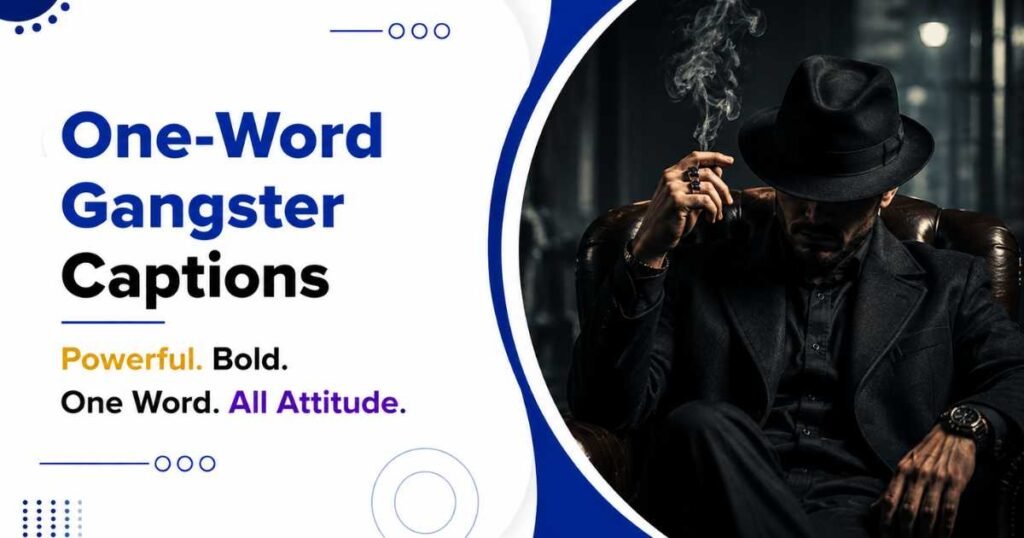 One-Word Gangster Captions