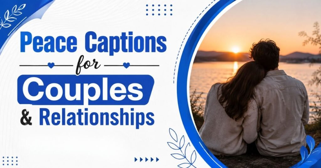 Peace Captions for Couples & Relationships