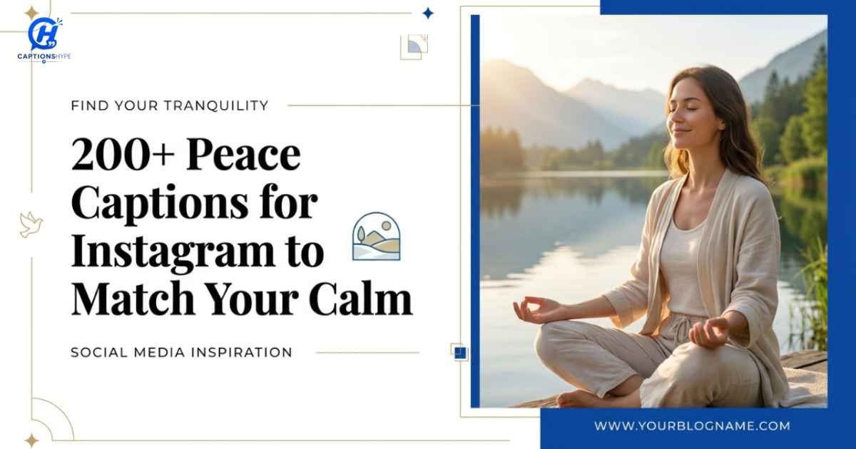 Peace Captions for Instagram
