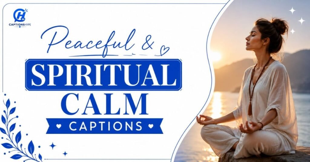 Peaceful & Spiritual Calm Captions