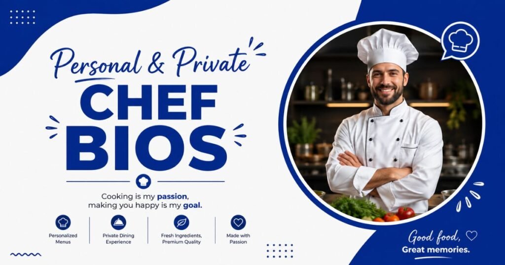 Personal & Private Chef Bio Ideas for Instagram