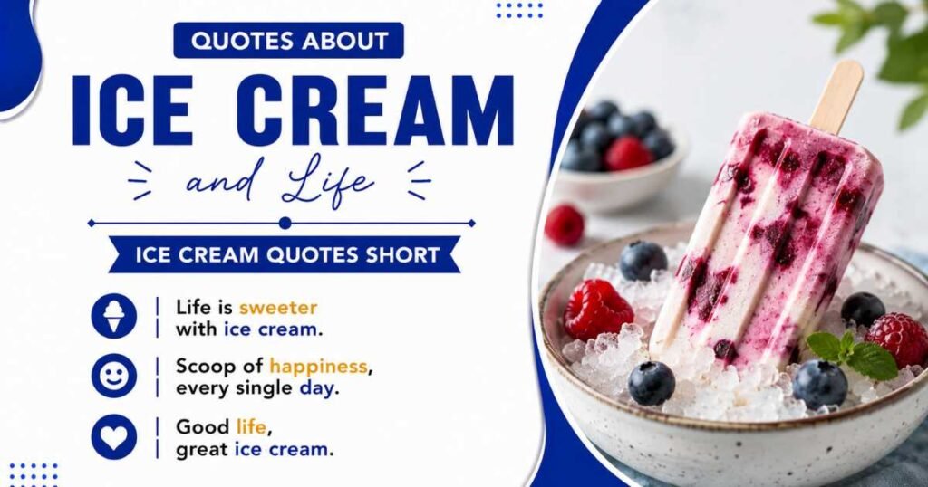 Quotes About Ice Cream and Life