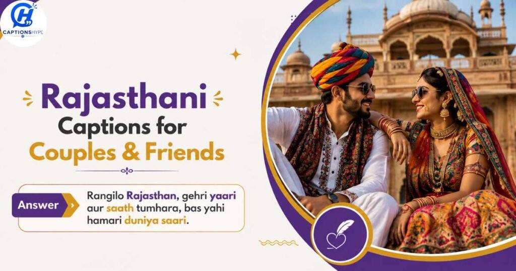 Rajasthani Captions for Instagram
