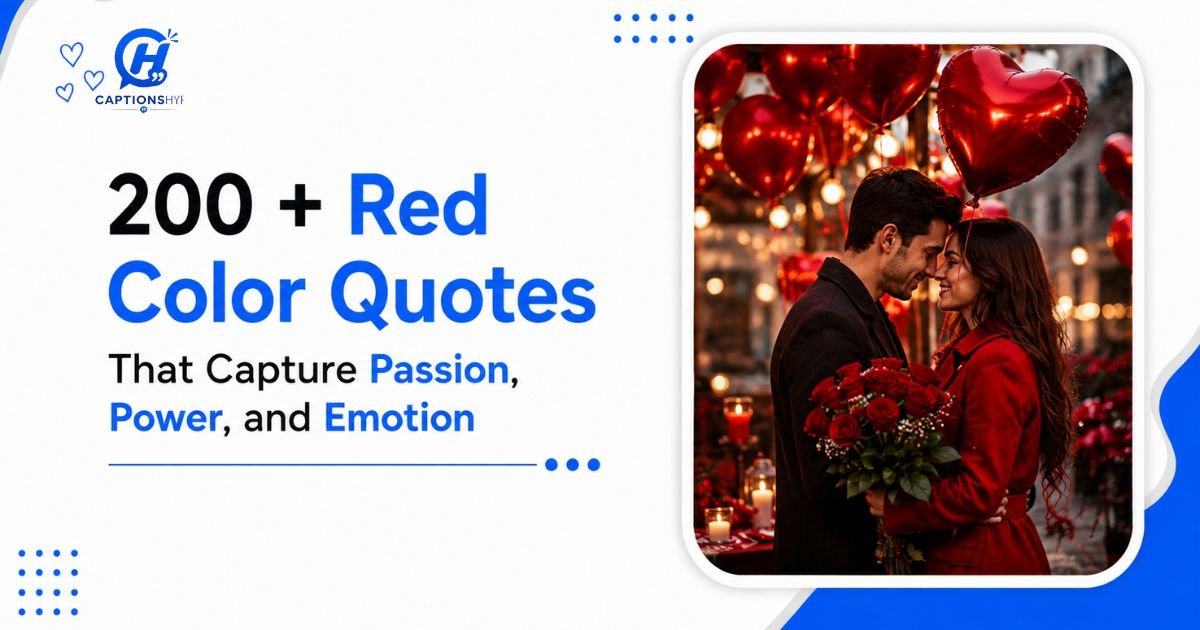 Red Color Quotes