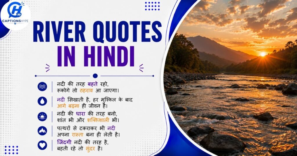 River Quotes in Hindi