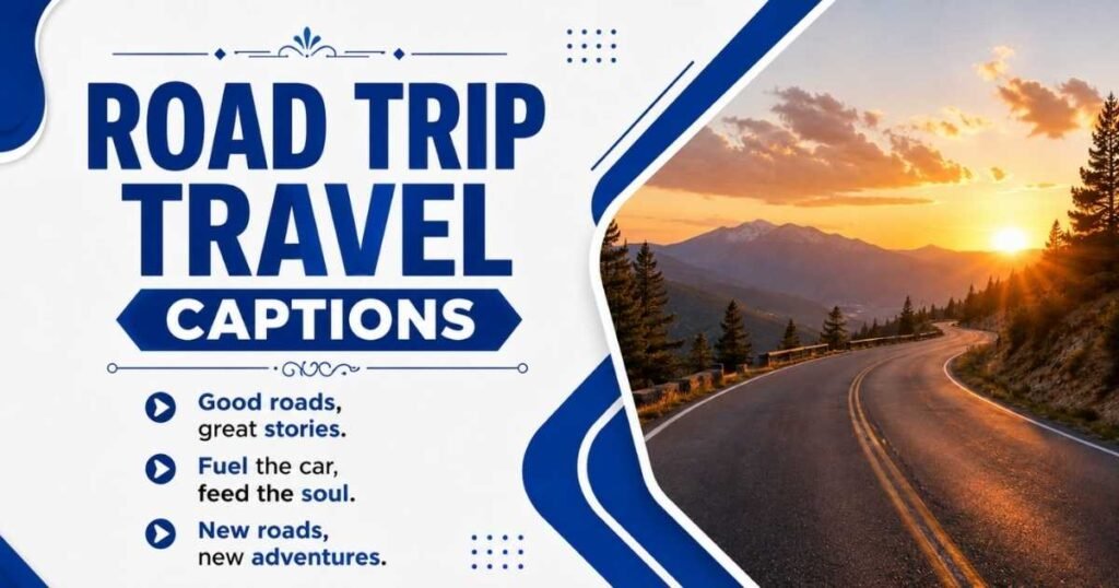 Road Trip Travel Captions
