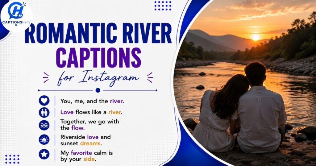Romantic River Captions