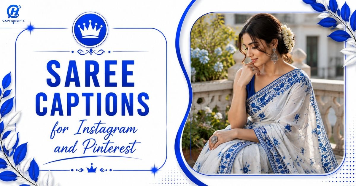 Saree Captions for Instagram and Pinterest