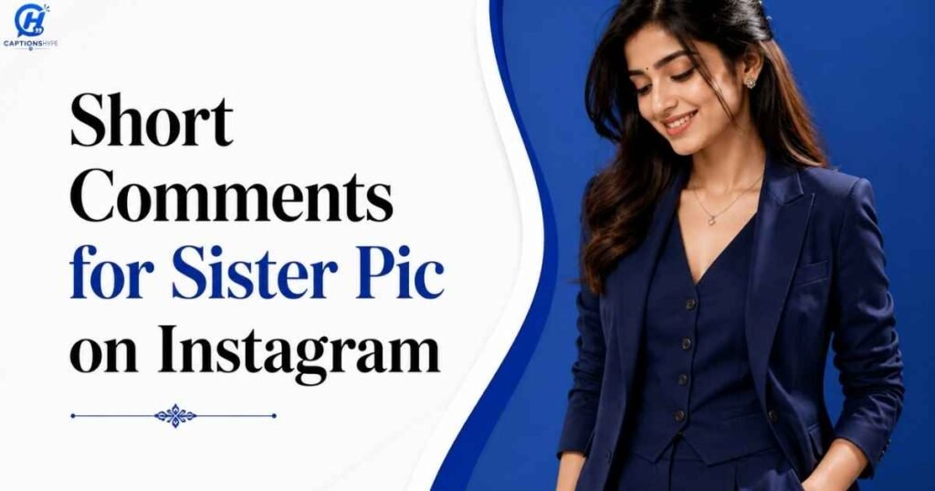 Short Comments for Sister Pic on Instagram