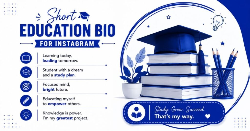 Short Education Bio for Instagram