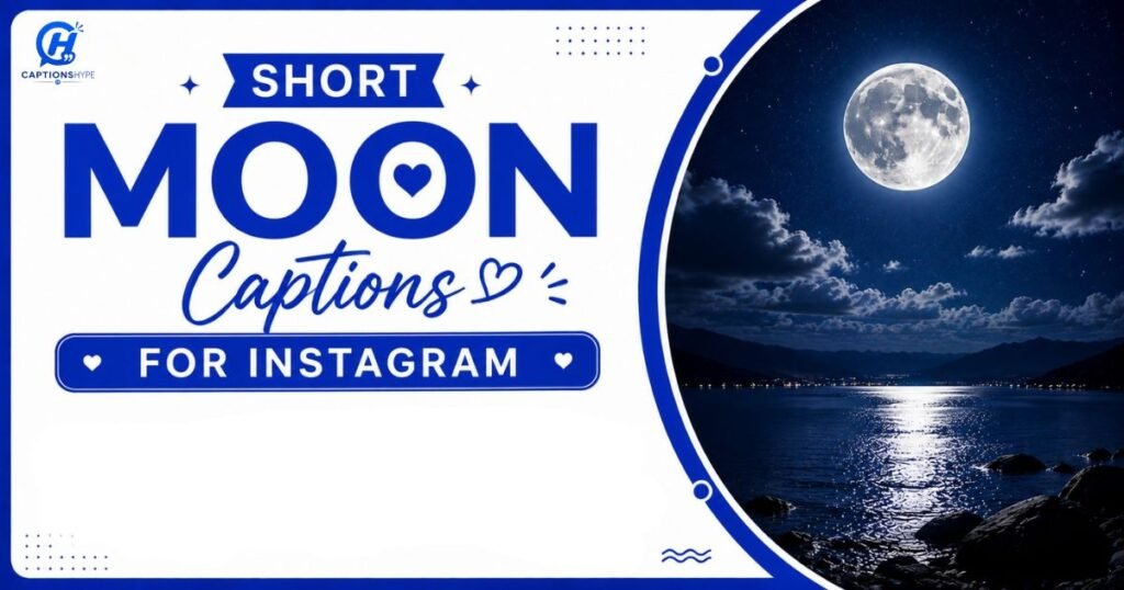 Short Moon Captions for Instagram