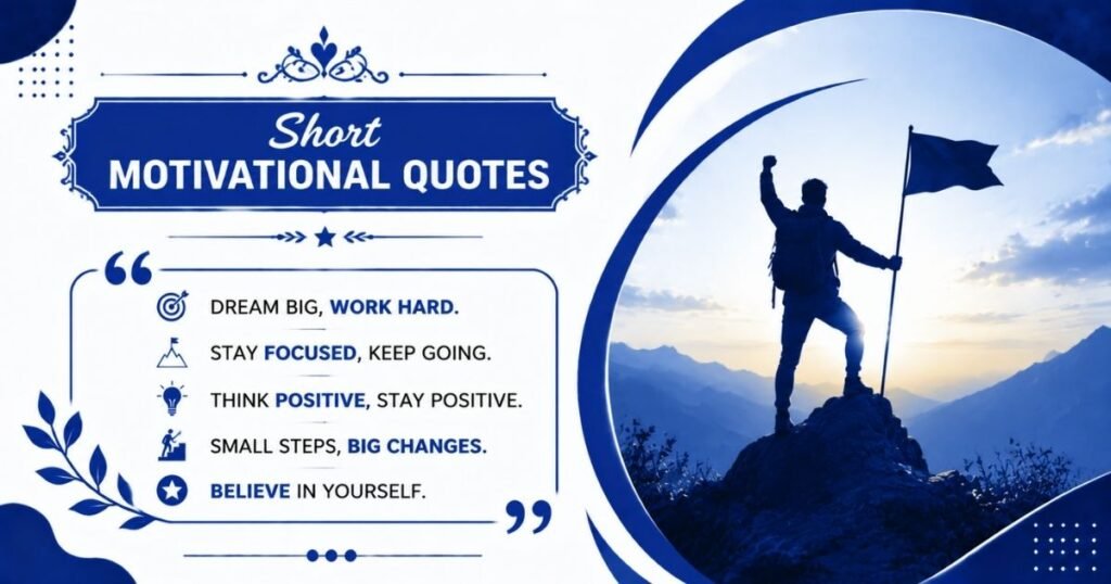 Short Motivational Quotes