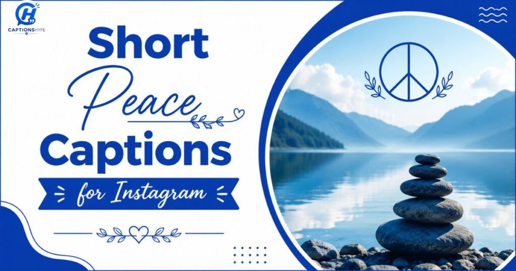 Short Peace Captions for Instagram