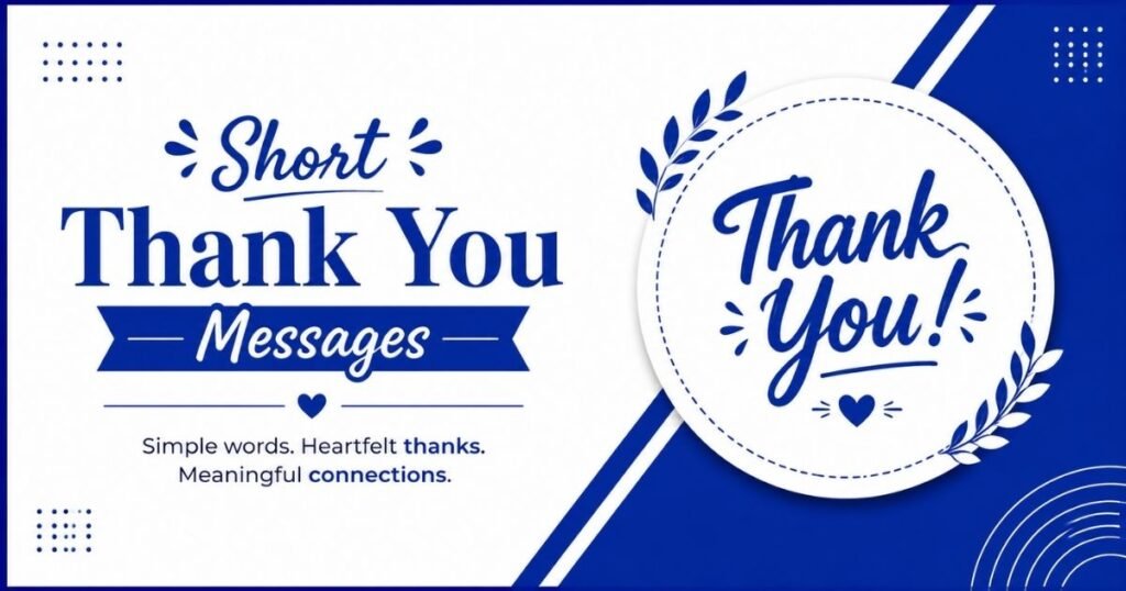 Short Thank You Messages