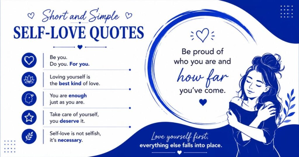 Short and Simple Self-Love Quotes